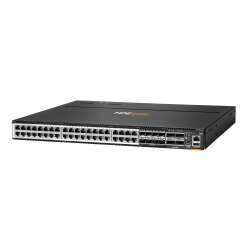 HPE Aruba Networking CX 8100 40x10G Base-T 8x10G SFP+ 4x40/100G QSFP28 BF 3F 2AC PSU Switch Bdl, Managed, L3, 10G Ethernet (100/1000/10000), Rack-Einbau, 1U Networking CX 8100 40x10G Base-T 8x10G SFP+ 4x40/100G QSFP28 BF 3F 2AC PSU Switch Bdl