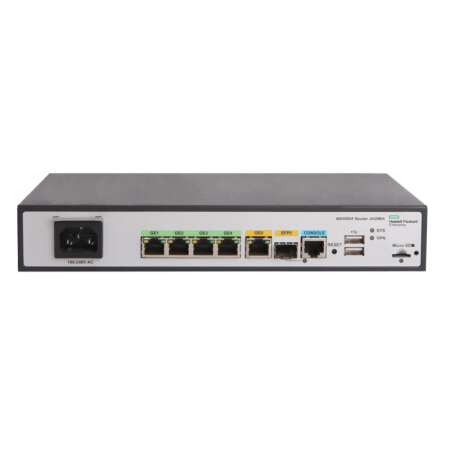 HPE Networking Comware Router 1GbE and Combo 2GbE WAN 8GbE LAN MSR958, Gigabit Ethernet (10/100/1000) Networking Comware Router 1GbE and Combo 2GbE WAN 8GbE LAN MSR958