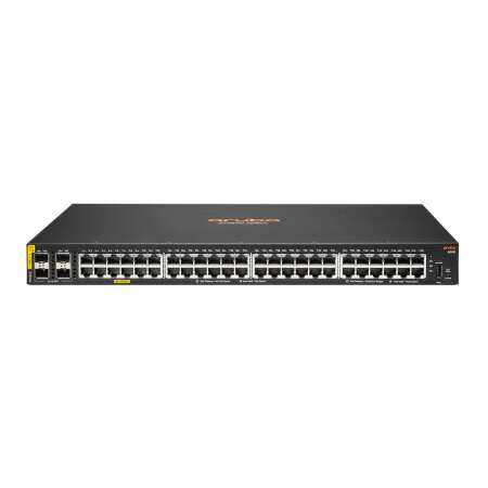 HPE Aruba Networking CX 6000 48G Class4 PoE 4SFP 370W, Managed, L3, Gigabit Ethernet (10/100/1000), Power over Ethernet (PoE), Rack-Einbau, 1U Ethernet - Power over Ethernet - Managed