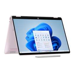 HP OmniBook 5 Flip 14-fp0759nz, Renew, 24 GB DDR5, 1TB SSD, 14" WUXGA 1920x1200 Touchscreen 300 nits, Iris Xe Graphics (Raptor Lake, integriert), Win11 Home, Powder Pink, 1 Jahr Bring‑In Garantie