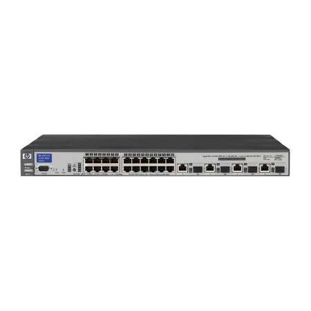 HPE ProCurve 2824 Switch, Managed, Vollduplex HPE Renew Produkt,  Die ProCurve Switch 2800 Serie besteht aus zwei Switches: 24 Port ProCurve Switch 2824 mit 20 10/100/1000-Ports und 48 Port ProCurve Switch 2848 mit 44 10/100/1000-Ports