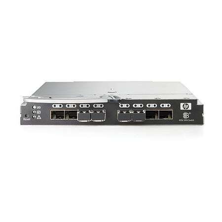 HPE 4Gb SAN Switch 4/12**Refurbished** - Switch - 4 Gbps HPE Renew Produkt,  Der Brocade 4 Gbit SAN-Switch für HP c-Class BladeSystem bietet Kunden mit HP c-Class BladeSystem eine einfach zu verwaltende integrierte Fibre Channel-Switch-Lösung mit einer Le