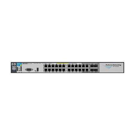 HPE ProCurve 3500yl-24G-PWR, Managed, Vollduplex, Rack-Einbau, 1U HPE Renew Produkt,  ProCurve 3500yl-24G-PWR (PoE) Switch