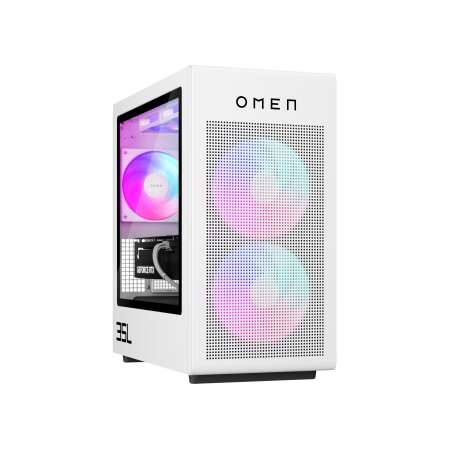 HP OMEN 35L Gaming Desktop GT16-0179nz, Renew, Intel Core Ultra 7 265K (20 Core, bis 5,5GHz), 32 GB DDR5 6000 MT/s,, 2TB SSD, GeForce RTX 5070 Ti, 16 GB GDDR7, Win11 Home, Weiss, 2 Jahre HP  Garantie