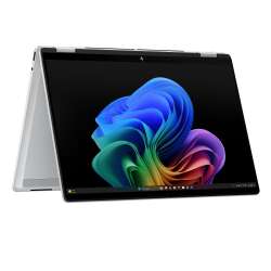 HP OmniBook X FlipNGAI 14-fm0708nz, Renew, Intel Ultra 7 258V, 32 GB LPDDR5, 512GB SSD, 14" WUXGA 1920x1200 Touchscreen 400 nits, Arc 140V, Win11 Home, Silber, 1 Jahr Bring‑In Garantie