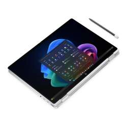 HP EliteBook X Flip G1i 14 AI, Renew, Intel Ultra 7 356H, 32 GB LPDDR5, 512GB SSD NVMe Gen5, 14" 2.8k 2880x1800 OLED Touchscreen 700nits, Graphics, Xe3 Celestial, 4 Xe3-Cores, Win11 Pro, Silber, 3 Jahre Vor‑Ort Service
